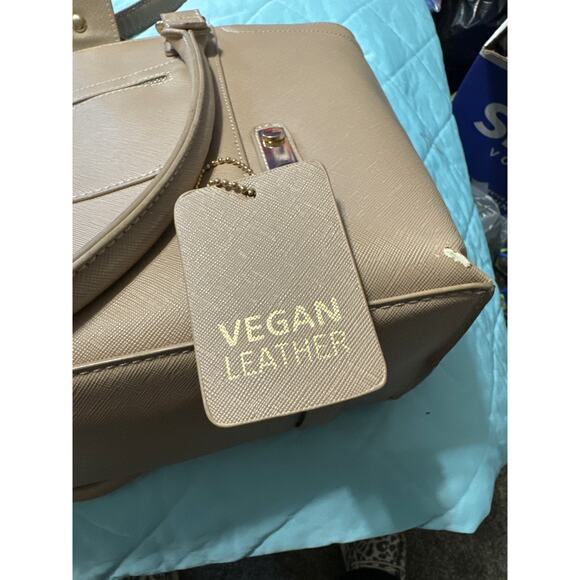 Madison West Bags Madison West Large Satchel Women Tan Tote Purse